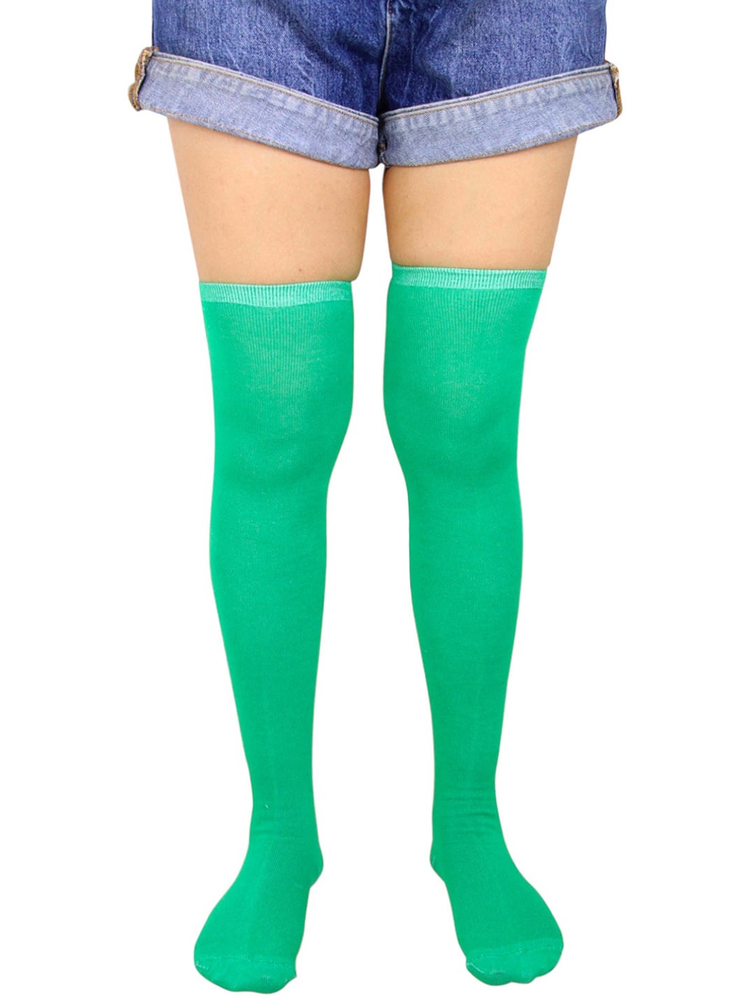 

BAESD Thigh-High Stockings, Green