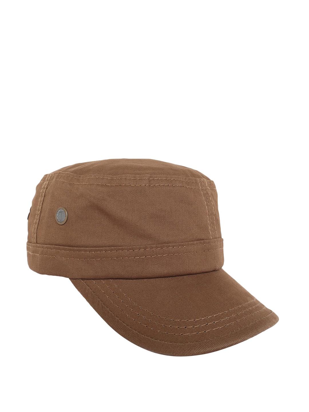 

Zacharias Unisex Embroidered Cotton Baseball Cap, Brown