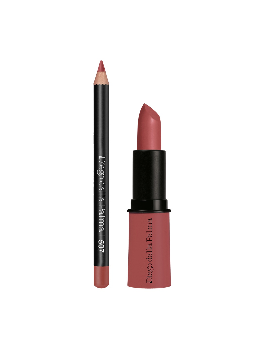 

Diego dalla Palma MILANO Lip Contour Lipstick Kit - Off To Marsala & Shade 507, Rust