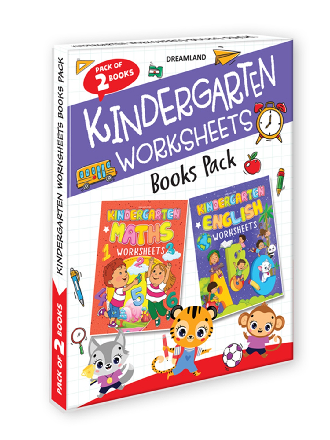 

Dreamland Set Of 2 Kindergarten Worksheets, White