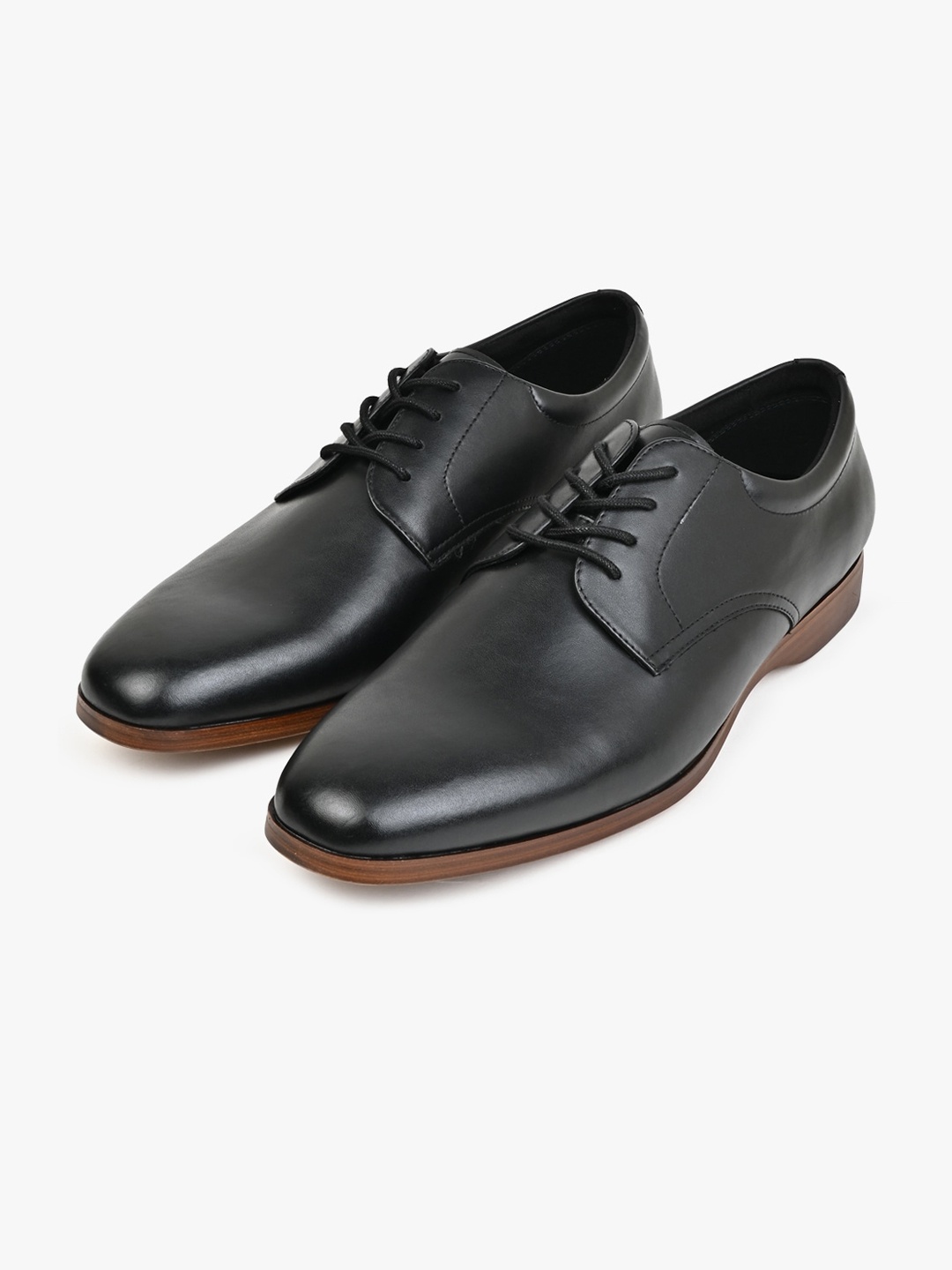 

ALDO Men Leather Comfort Insole Derbys, Black
