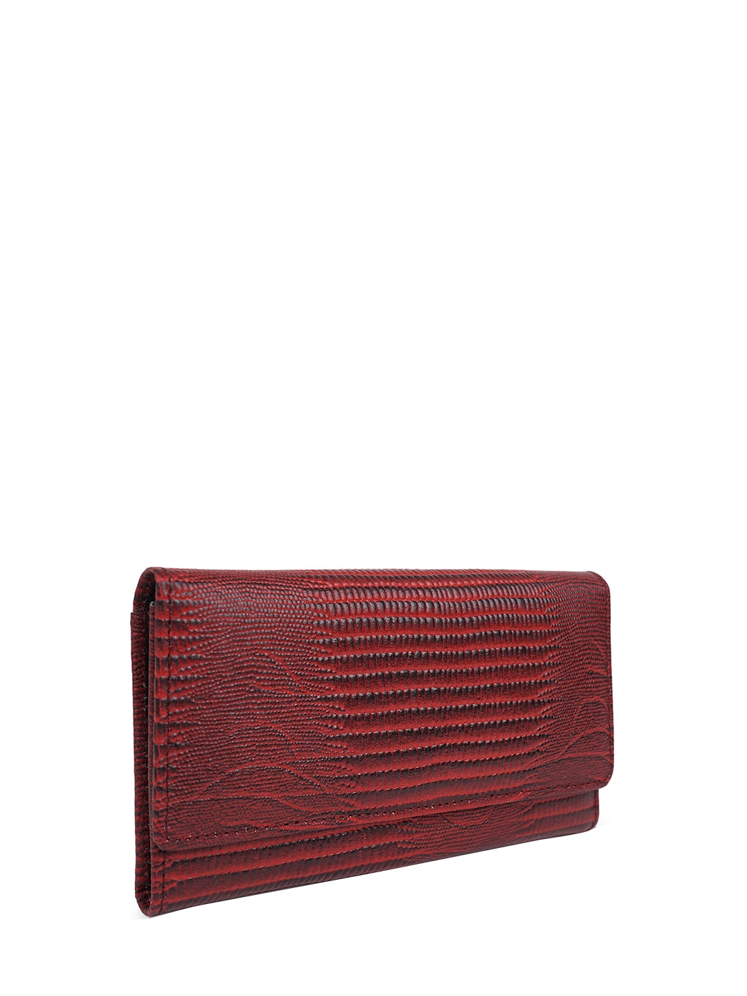 

CIMONI Women Textured Leather Water Resistant Envelope, Red