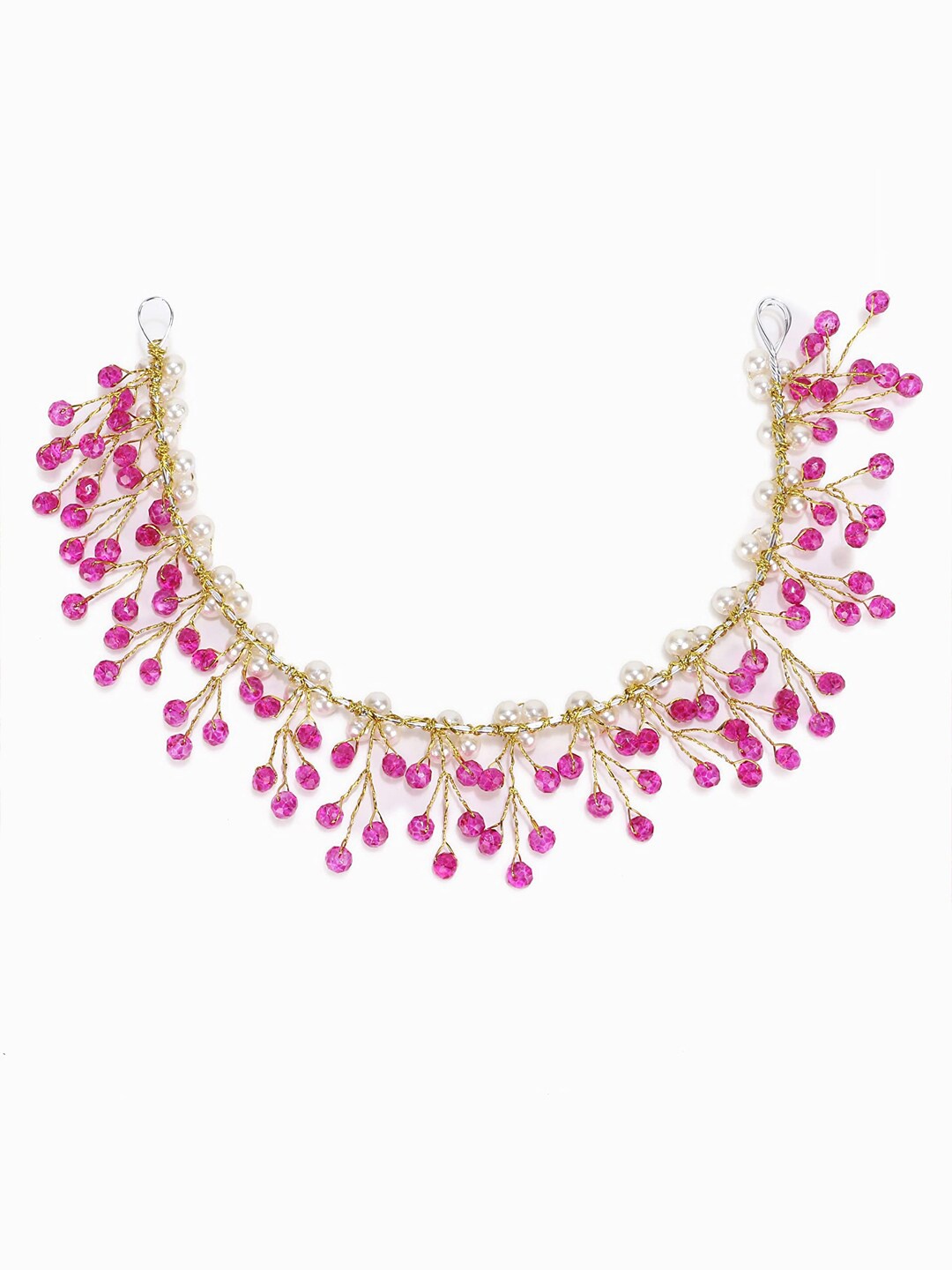 

FIMBUL Women Pink & White Hair Accessory Set of