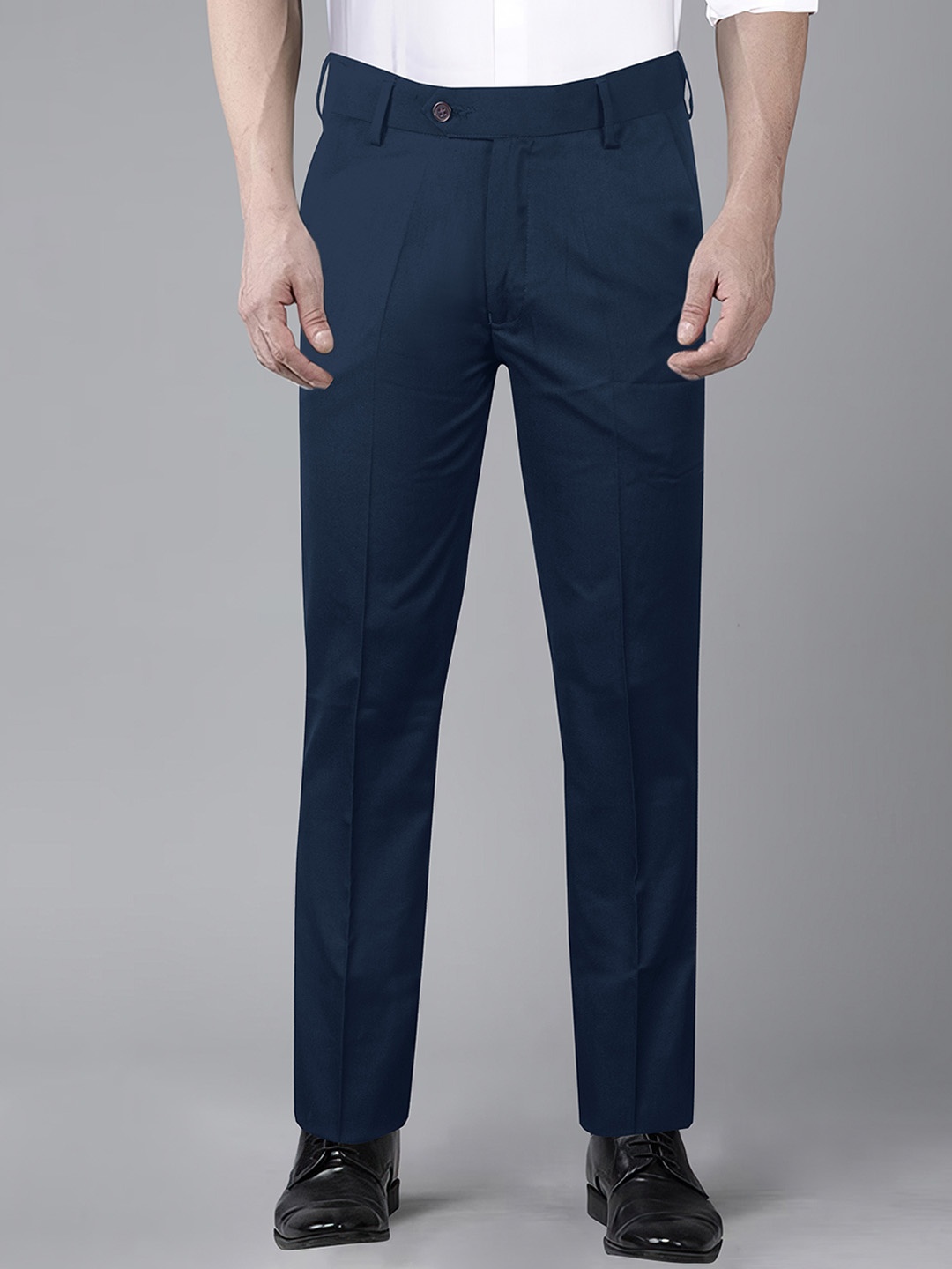 

Jb Just BLACK Men Urban Slim Formal Trousers, Navy blue