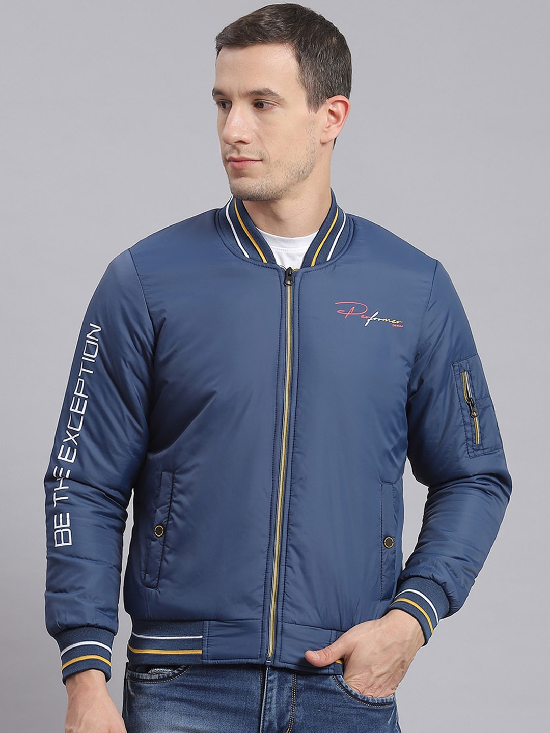 

Monte Carlo Lightweight Bomber Jacket, Blue