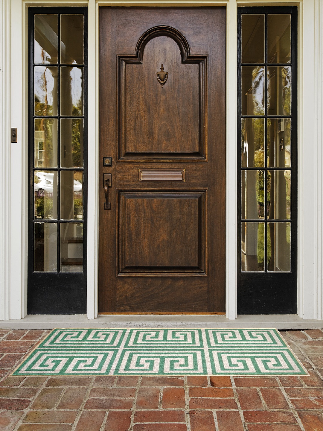 

Matz and More Green & Beige Printed Anti-Slip Floor Runner