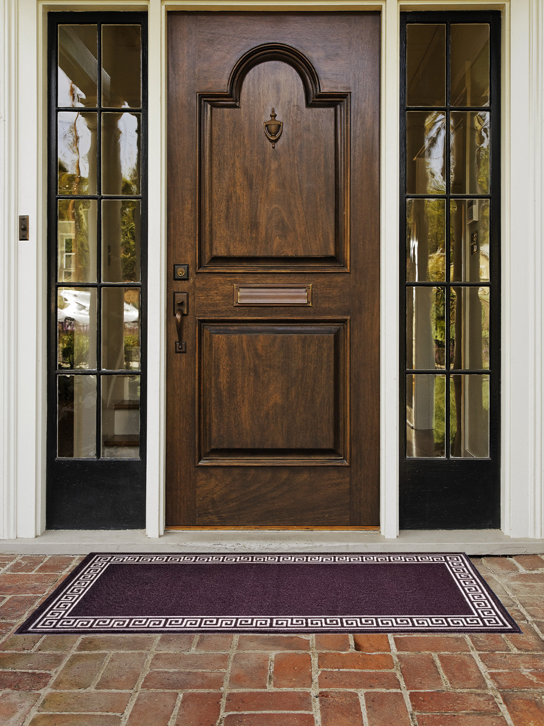 

Matz and More Brown Geometric Anti-Slip Floor Runner