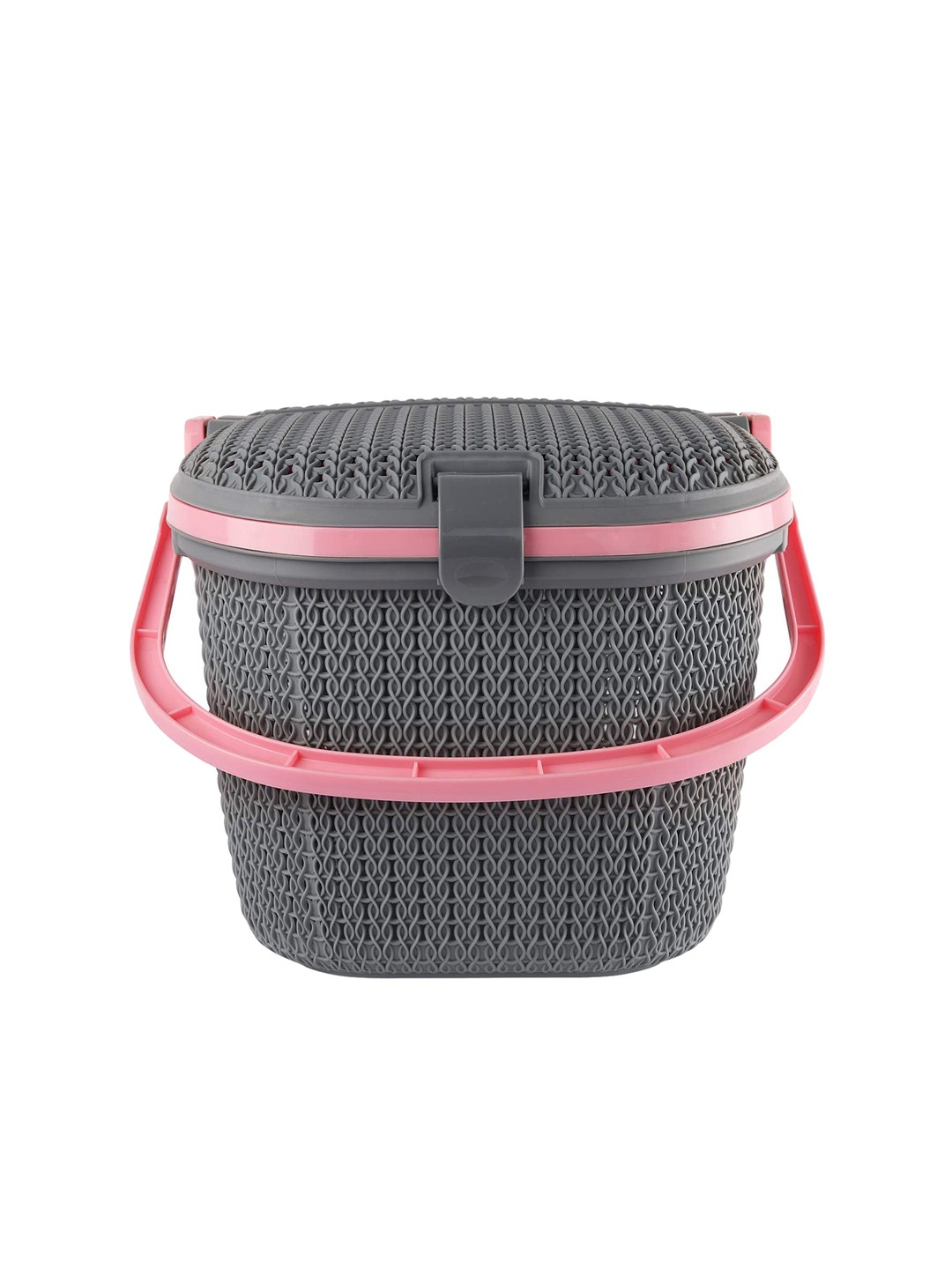 

Cello Grey Knit Style Shopping Basket