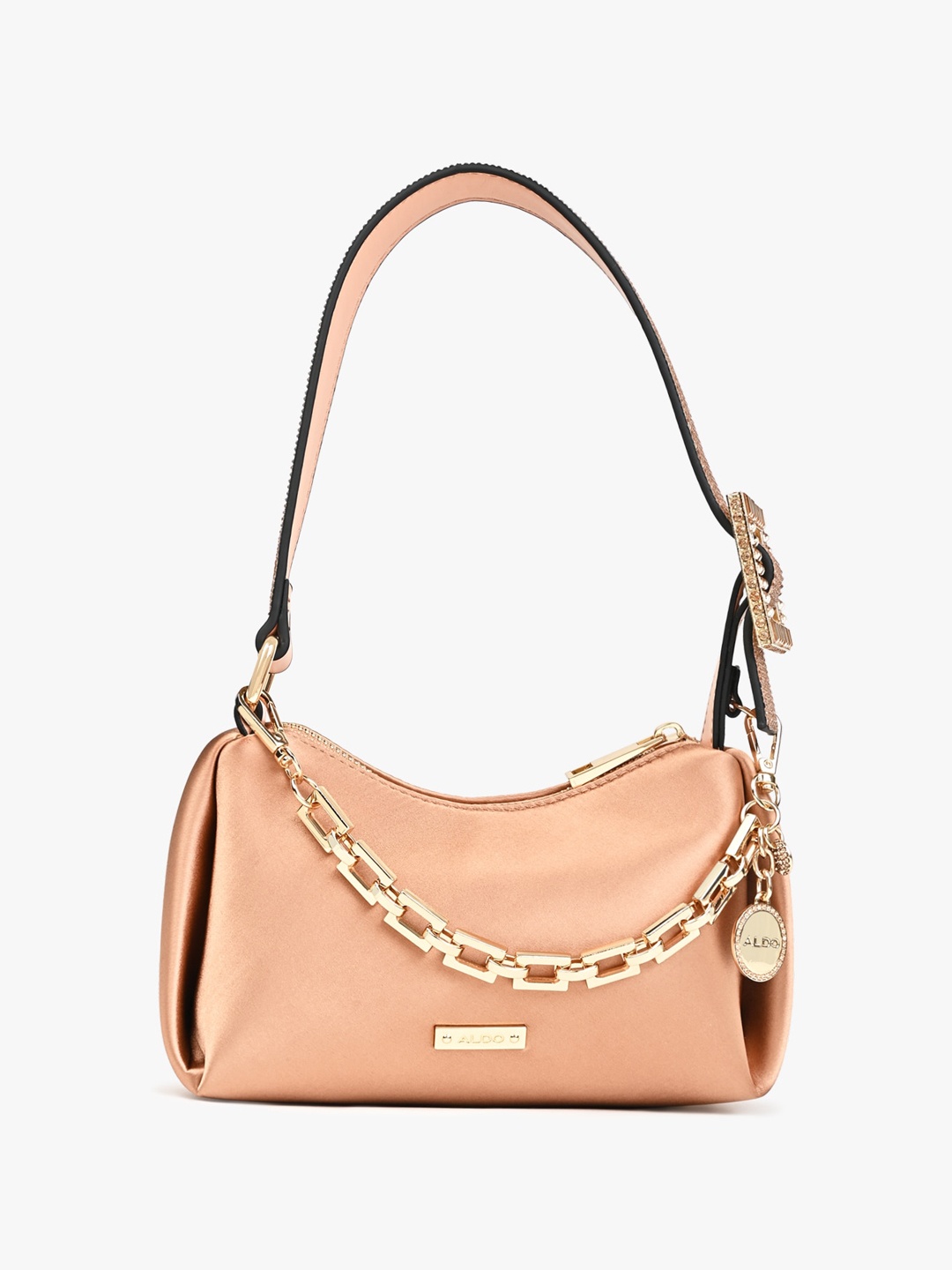 

ALDO Structured Embellished Shoulder Bag, Beige