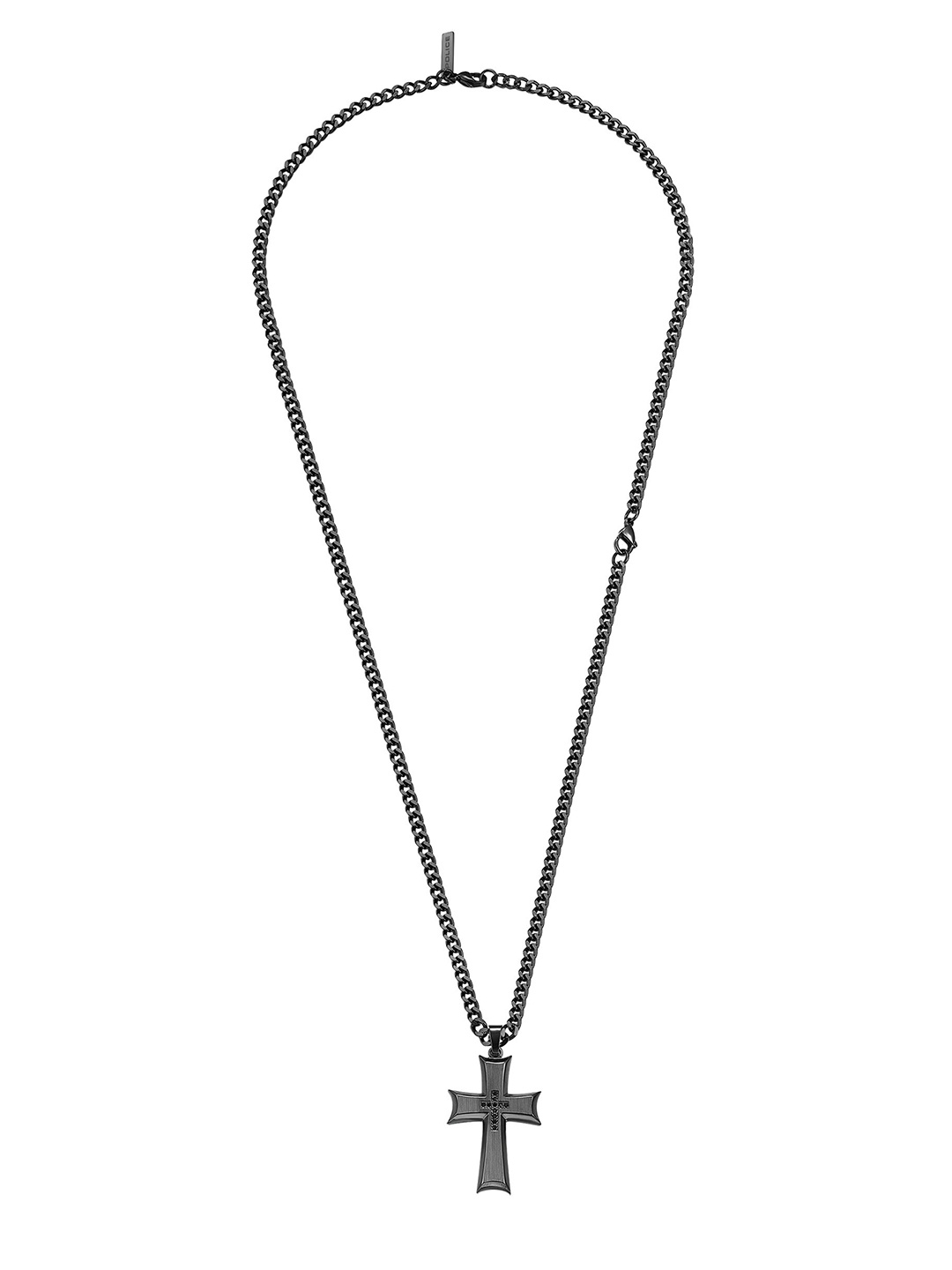 

Police Men Stainless Steel Necklace, Black