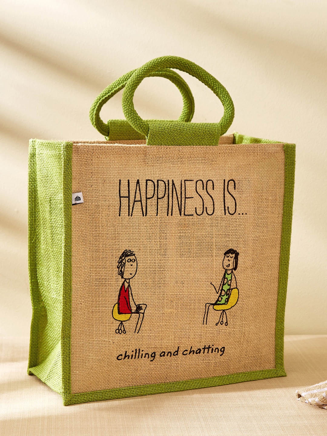 

Home Centre Livia Jute Lunch Bag, Brown