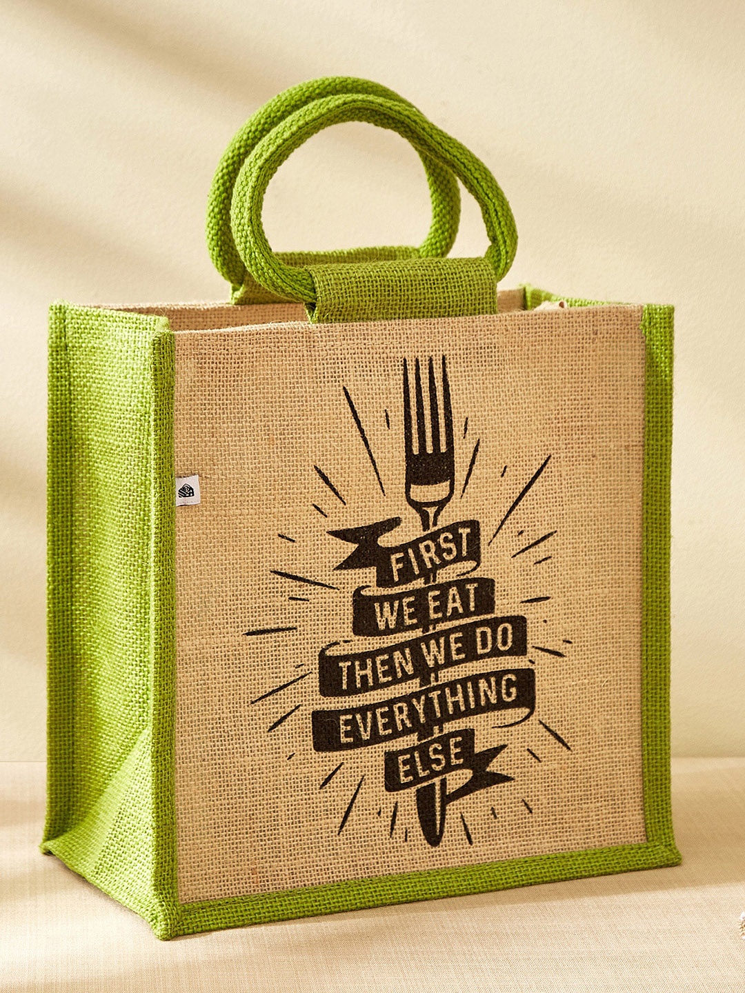 

Home Centre Livia Jute Lunch Bag, Brown