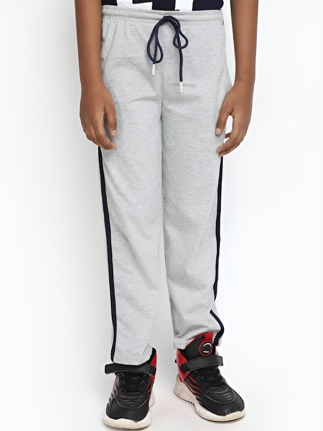 

FRENCH KLEIDER Boys Cotton Mid Rise Track Pants, Grey