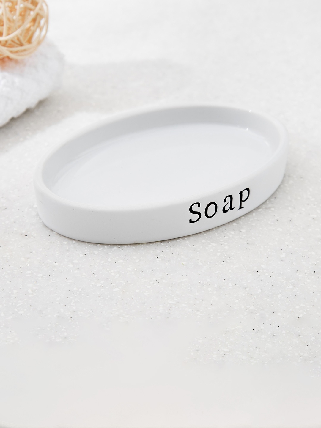 

Home Centre Aubree White Ceramic Soap Dish