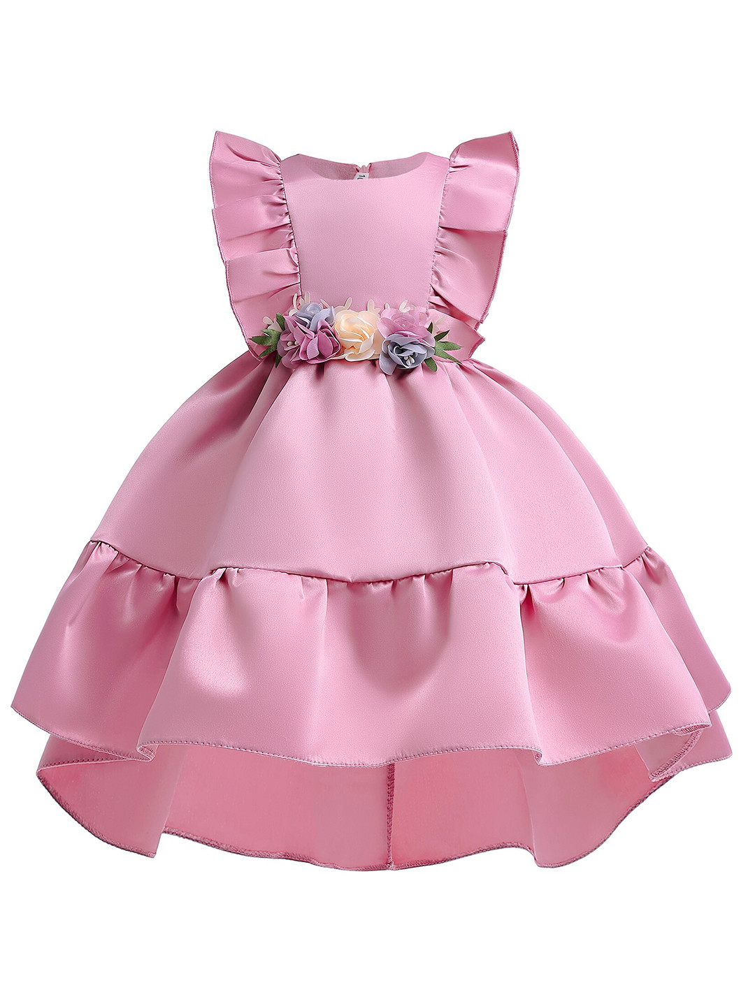 

StyleCast Girls Pink Ruffles Fit & Flare Cotton Dress