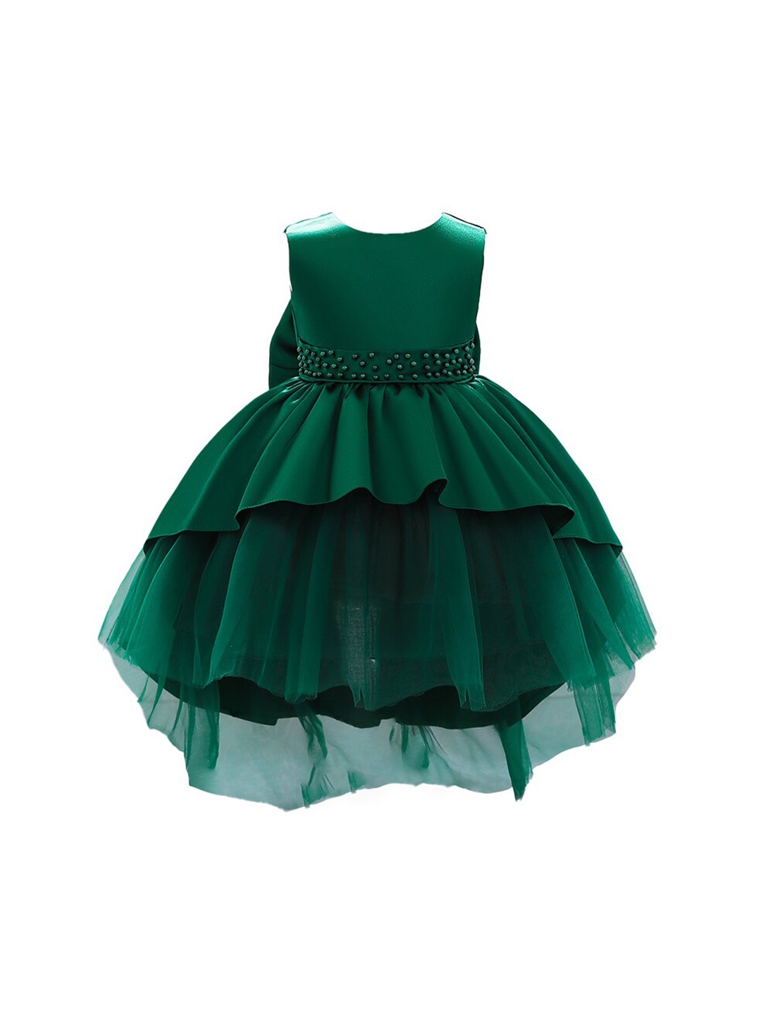 

StyleCast Girls Green Sleeveless Layered Ballon Dress