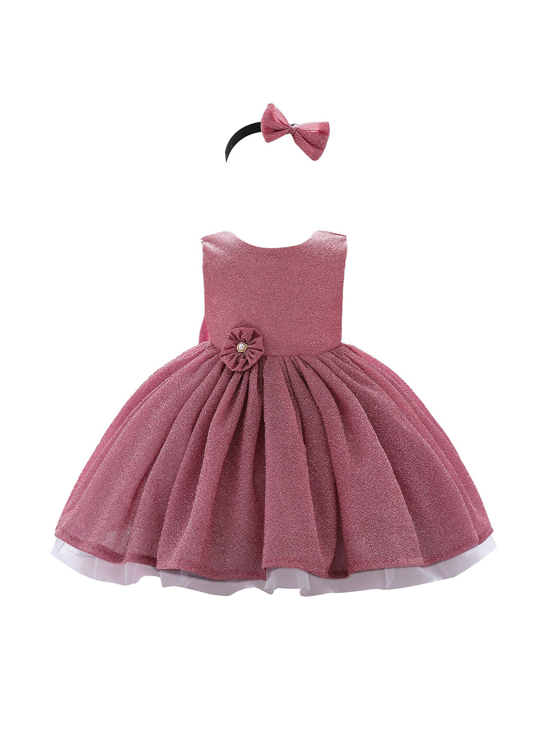 

StyleCast Pink & deco rose Fit & Flare Dress