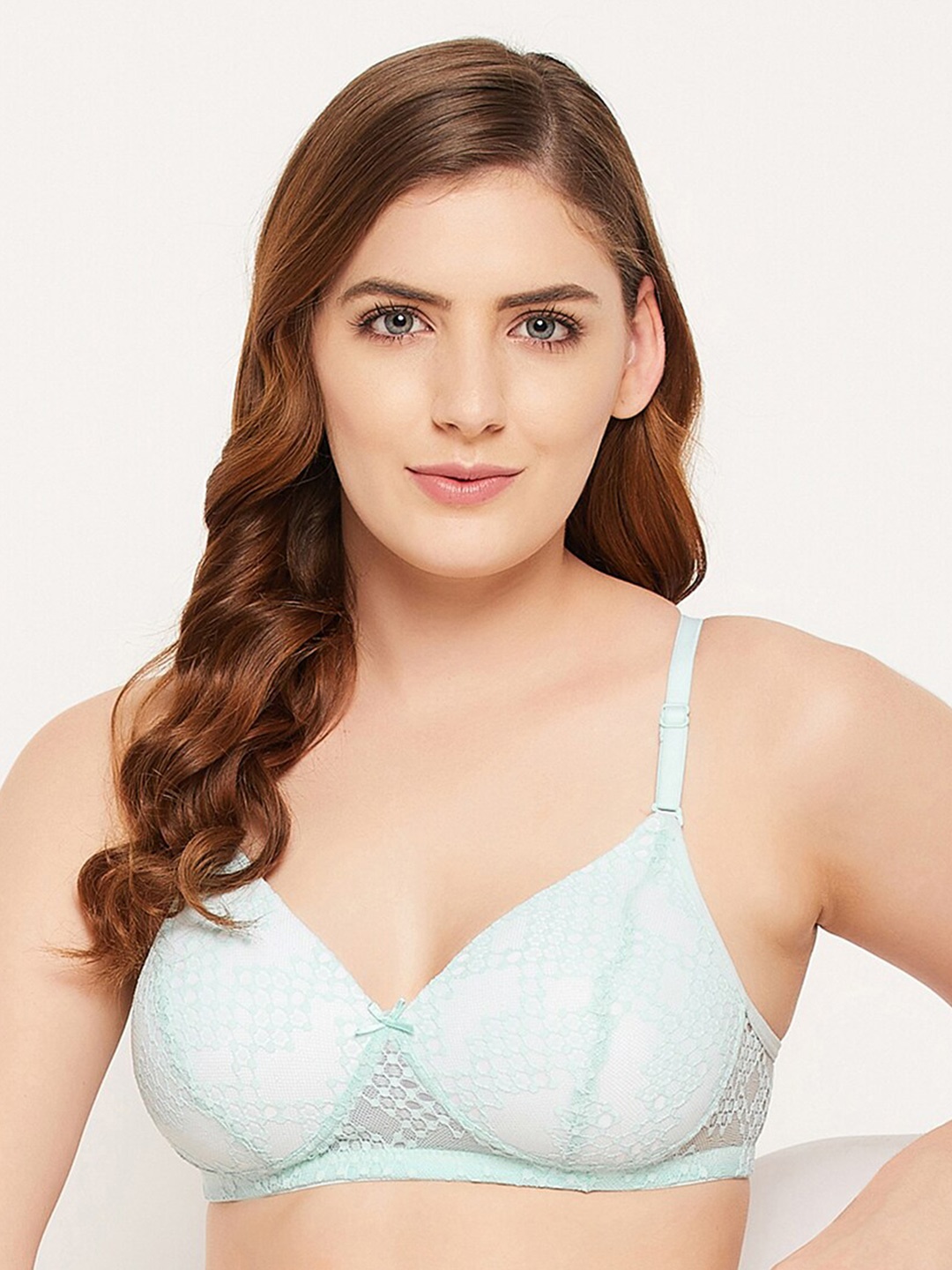 

Clovia Lightly Padded Full Coverage Everyday Bra With All Day Comfort, Blue