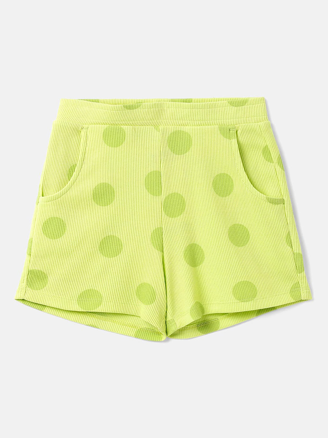 

United Colors of Benetton Girls Geometric Printed Shorts, Yellow