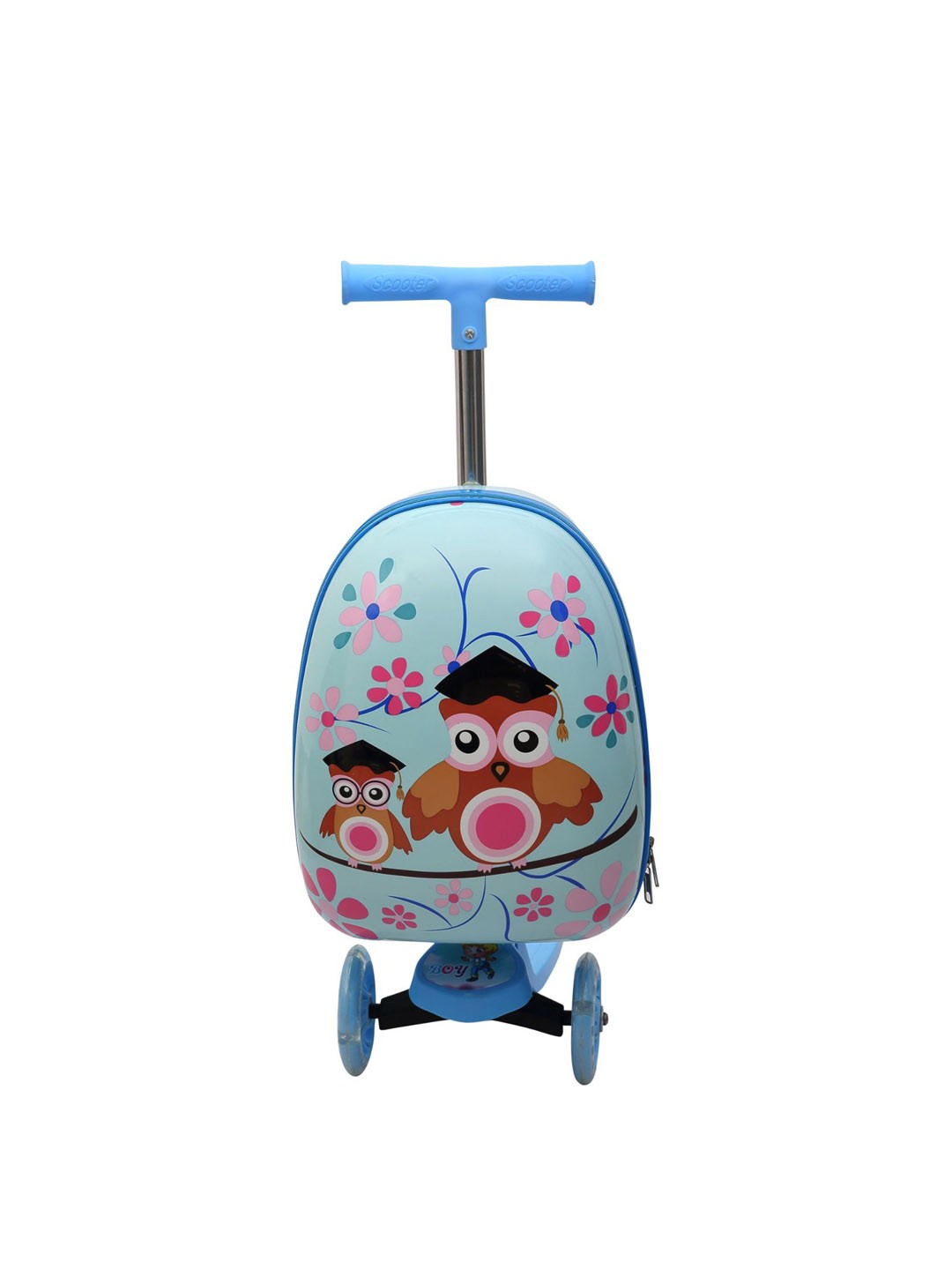 

Polo Class Kids Printed 2 In 1 Trolley Bag With Skaters, Blue