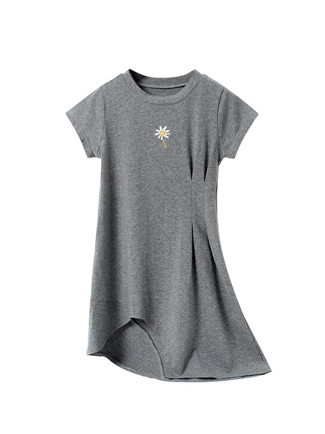 

StyleCast Girls Grey Round Neck T-shirt Dress
