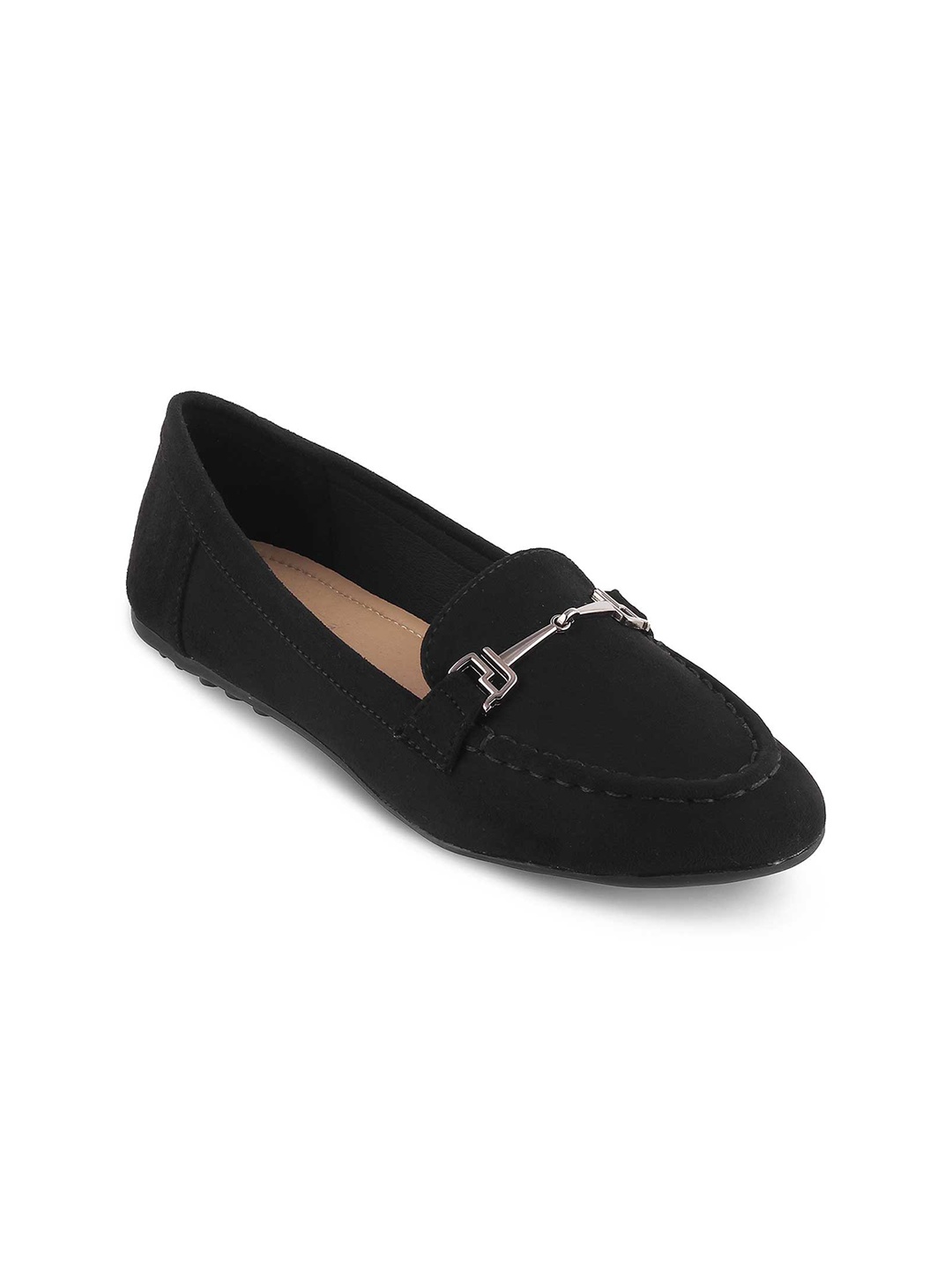 

Tresmode Women ANGELUS Comfort Insole Horsebit Loafers, Black