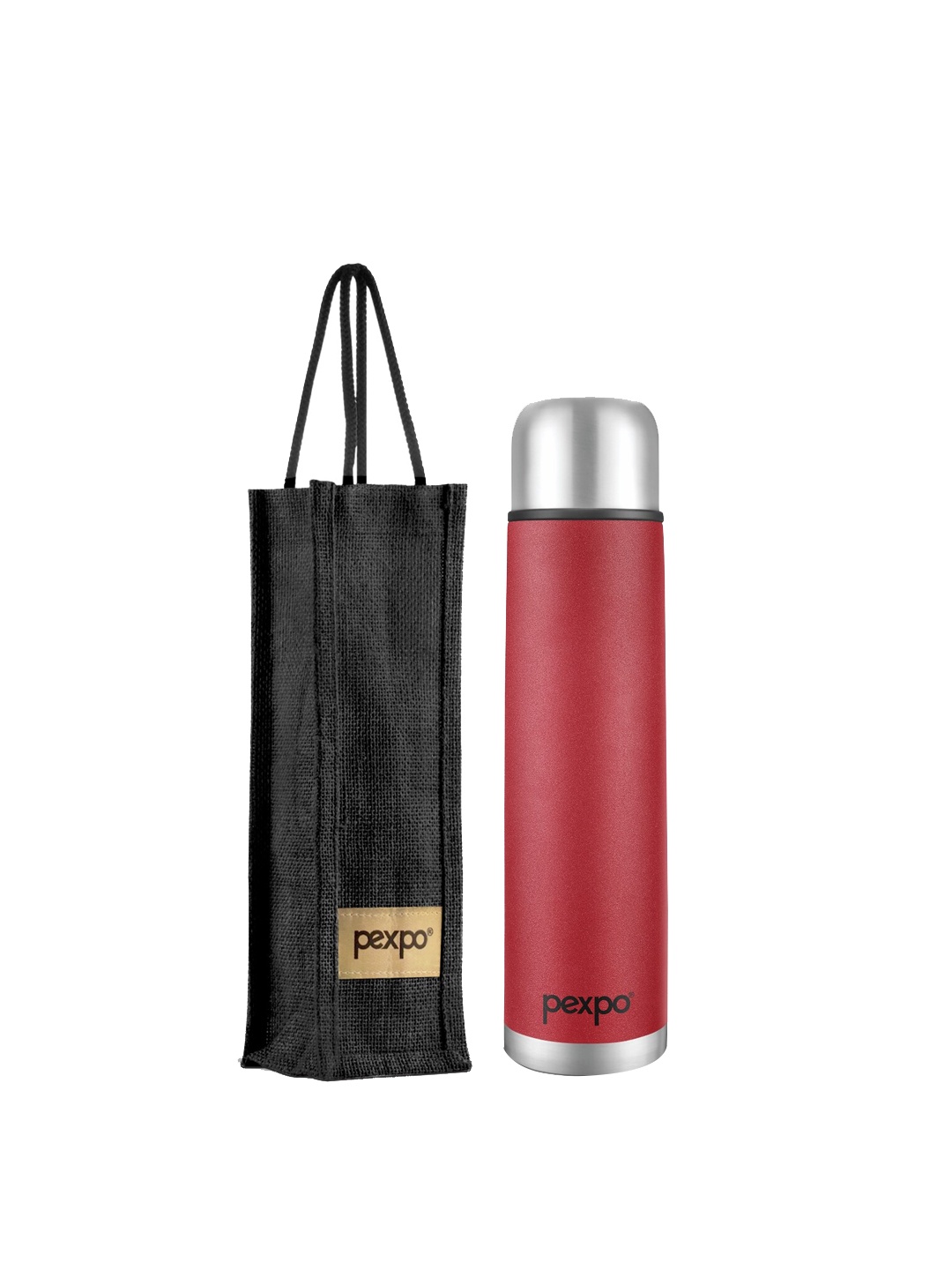 

Pexpo Flamingo Red Solid Flask Water Bottle 500ml