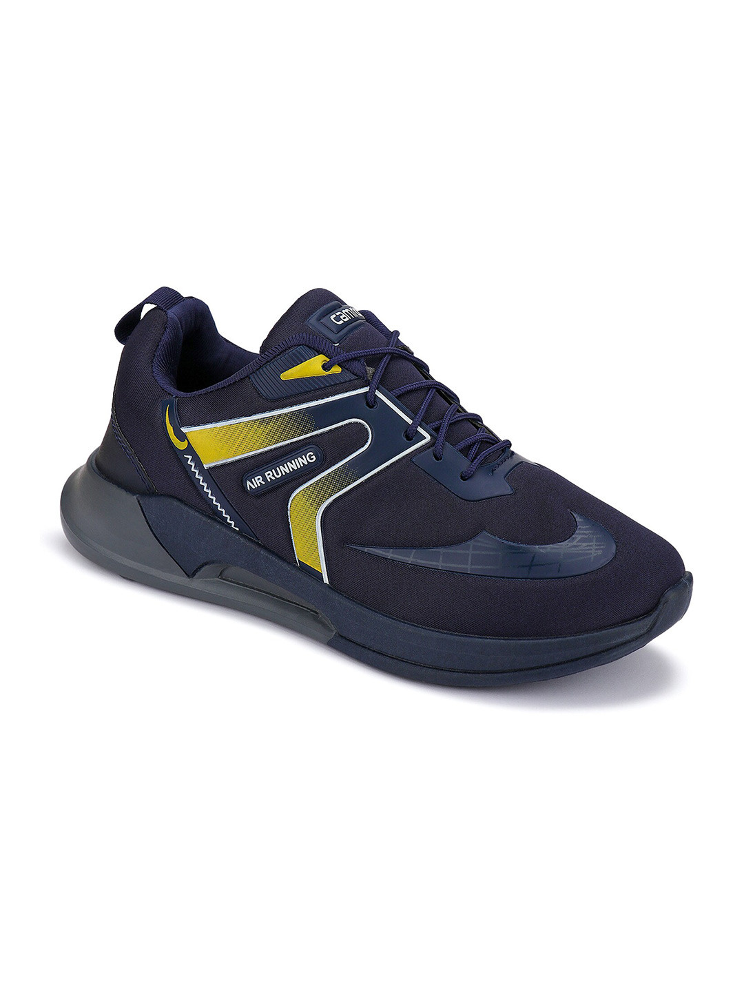 

CAMRO Men Lace-Up Running Shoes, Navy blue