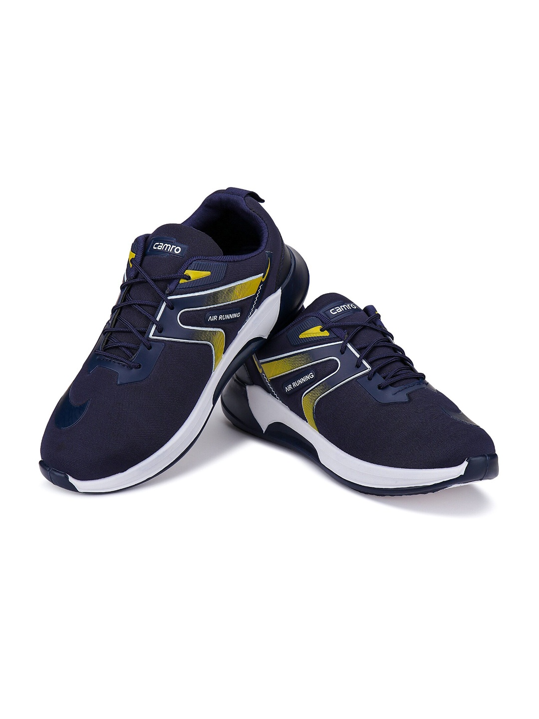 

CAMRO Men Lace-Up Running Shoes, Navy blue