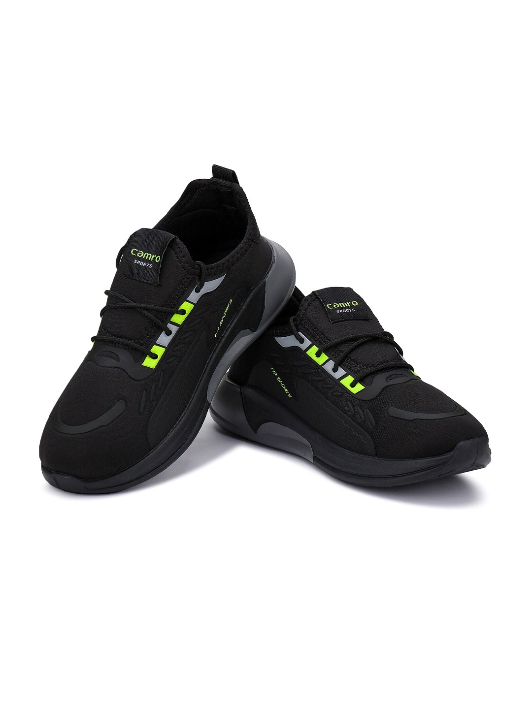

CAMRO Men Mesh Running Shoes, Black