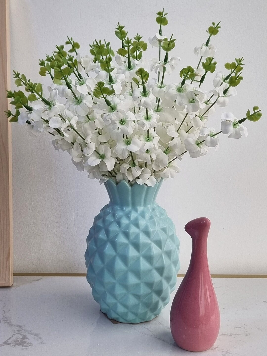 

Art Street White & Green 2 Pieces Cherry Blossom Flower