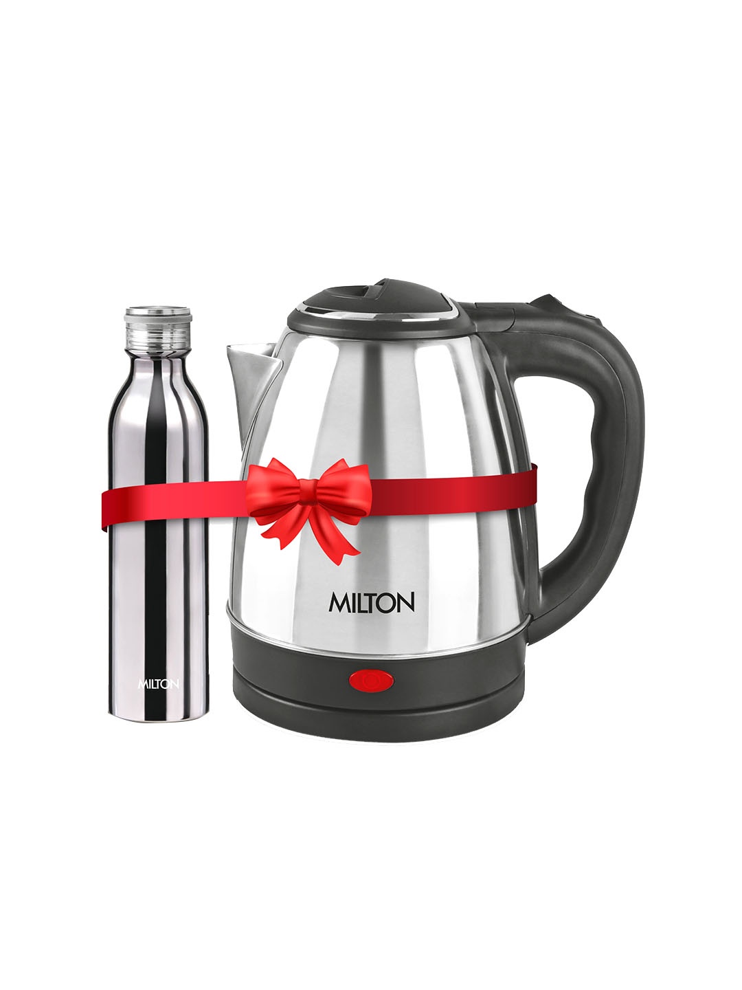 

Milton Go Electro Kettle 1.5 Litres Silver and Glitz 750 Water Bottle 710 ml