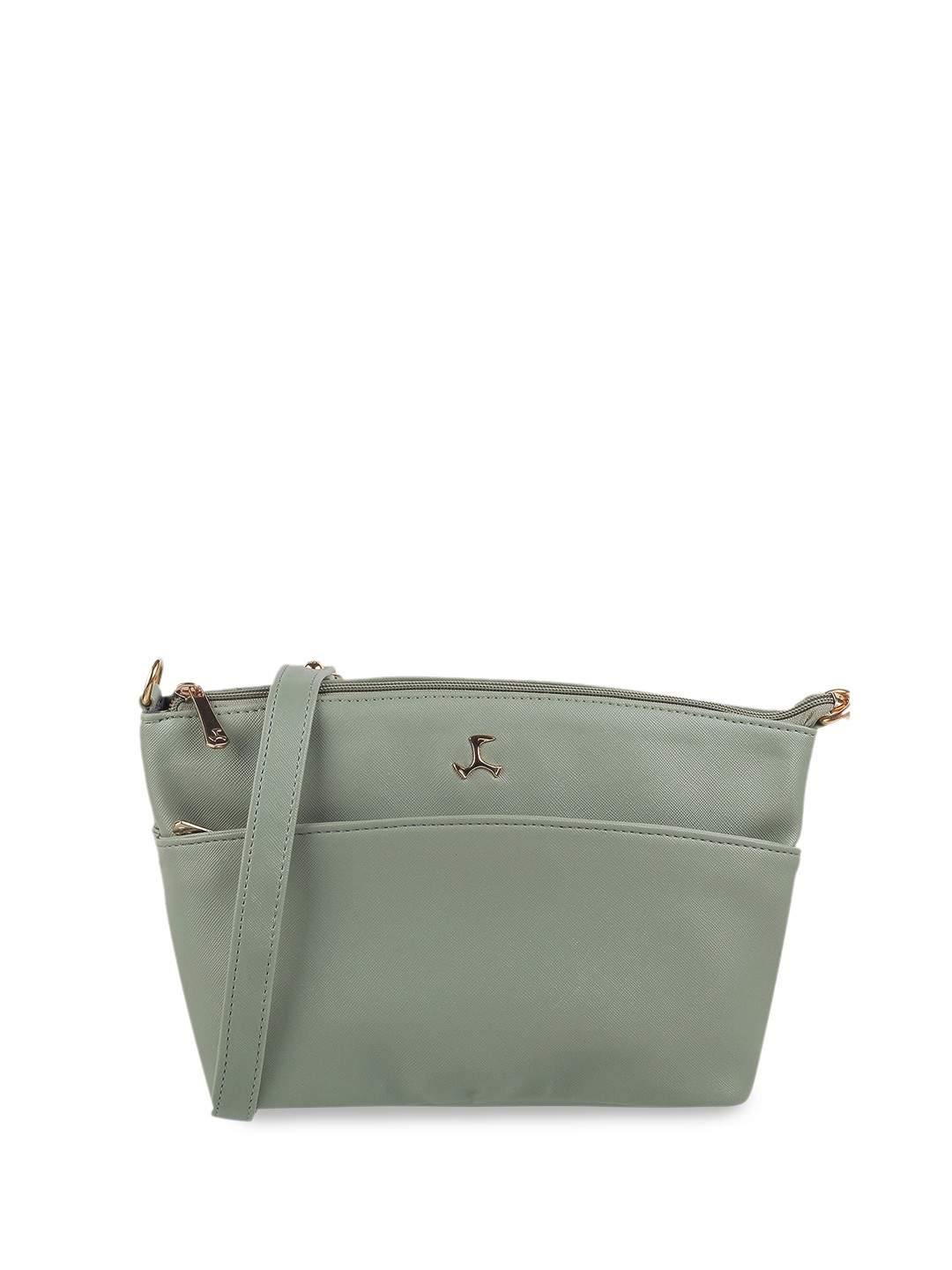 

Mochi Structured Sling Bag, Green