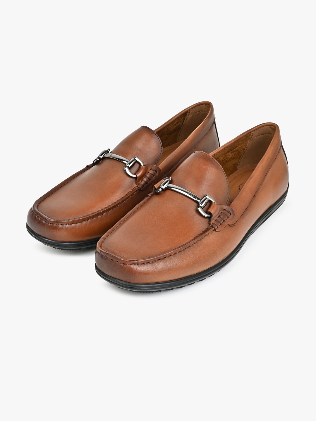 

ALDO Men Evoke Leather Horsebit Loafers, Tan