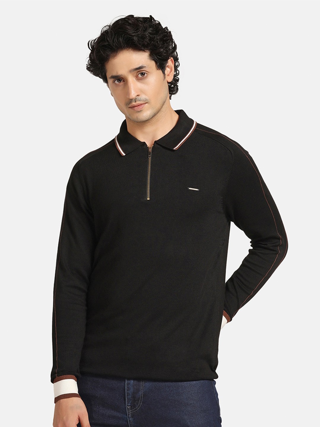 

Blackberrys Polo Collar Slim Fit T-shirt, Black