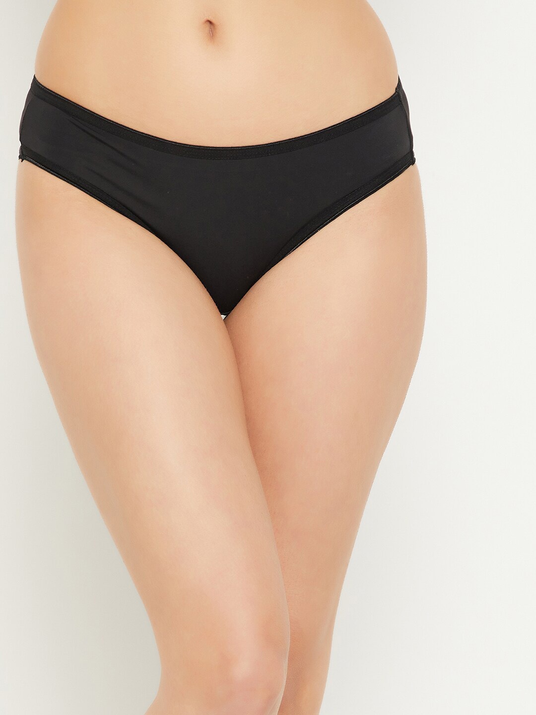 

Clovia Black Low-Rise Bikini Briefs