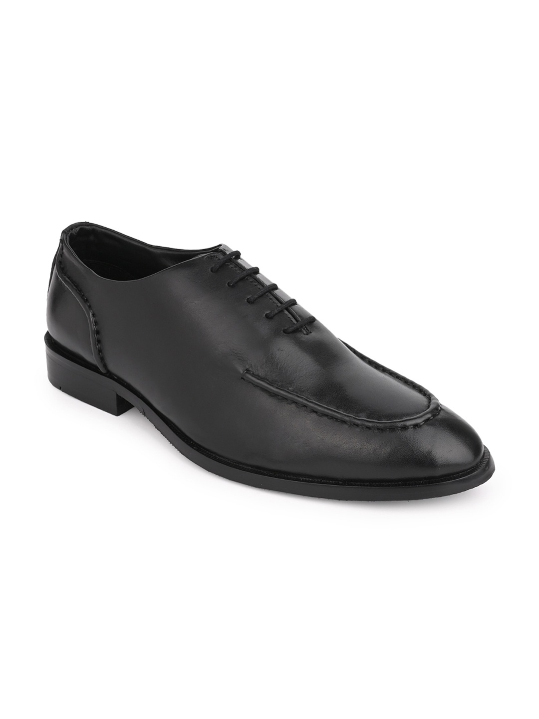LA BOTTE Men Leather Formal Oxfords, Black