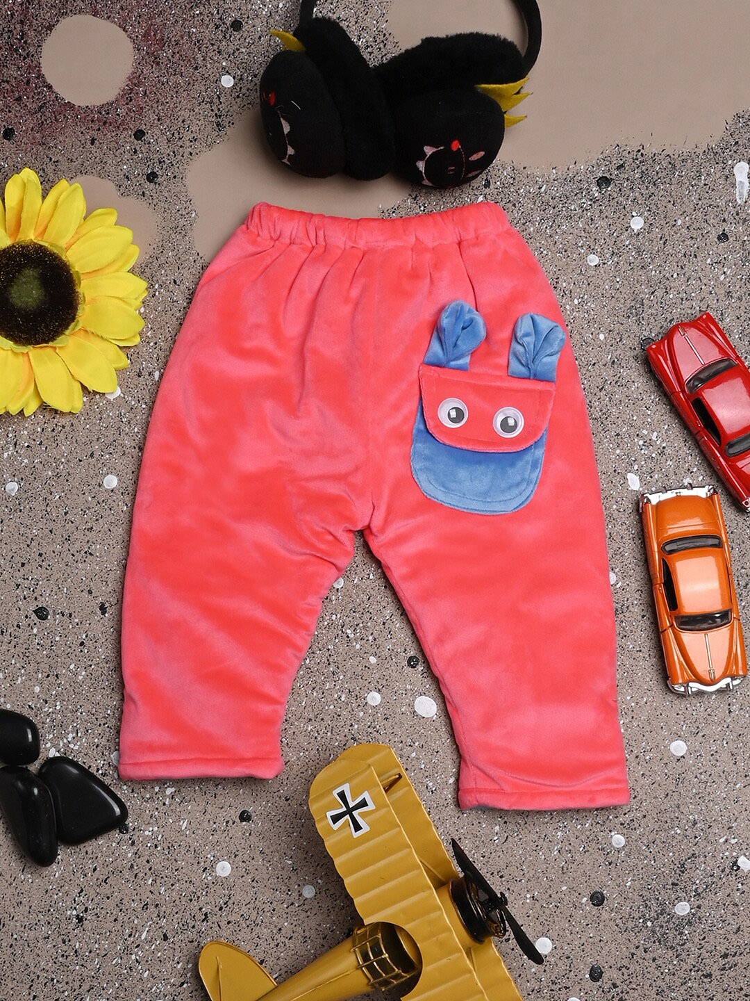 

V-Mart Infant Boys Mid-Rise Cotton Lounge Pant, Pink