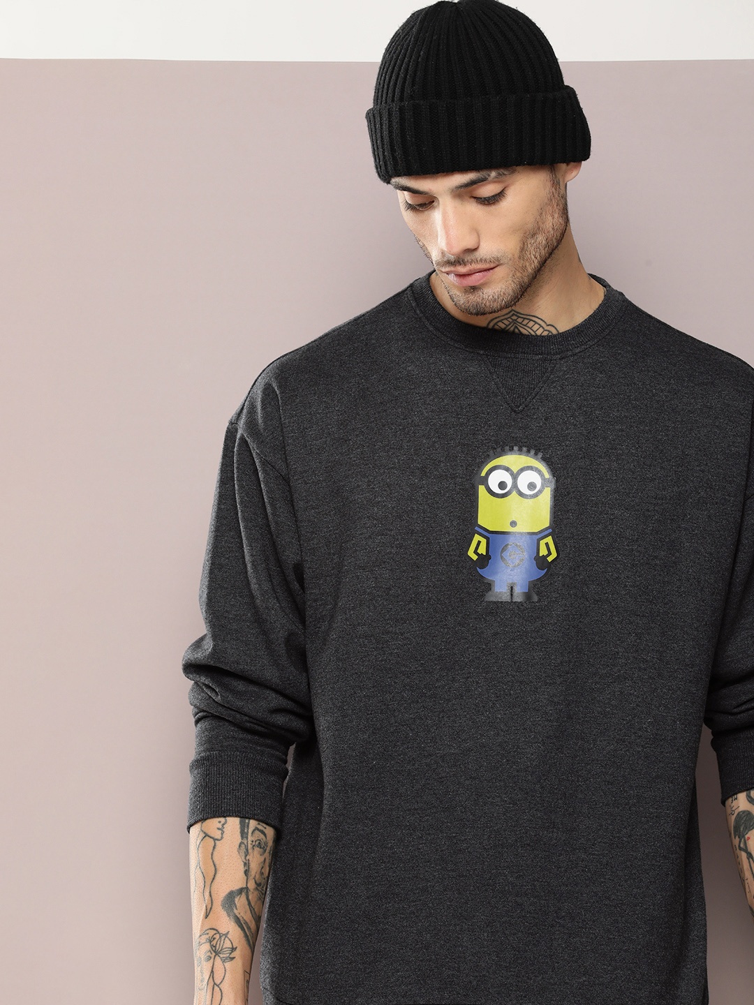 

Kook N Keech Men Graphic Printed Sweatshirt, Black