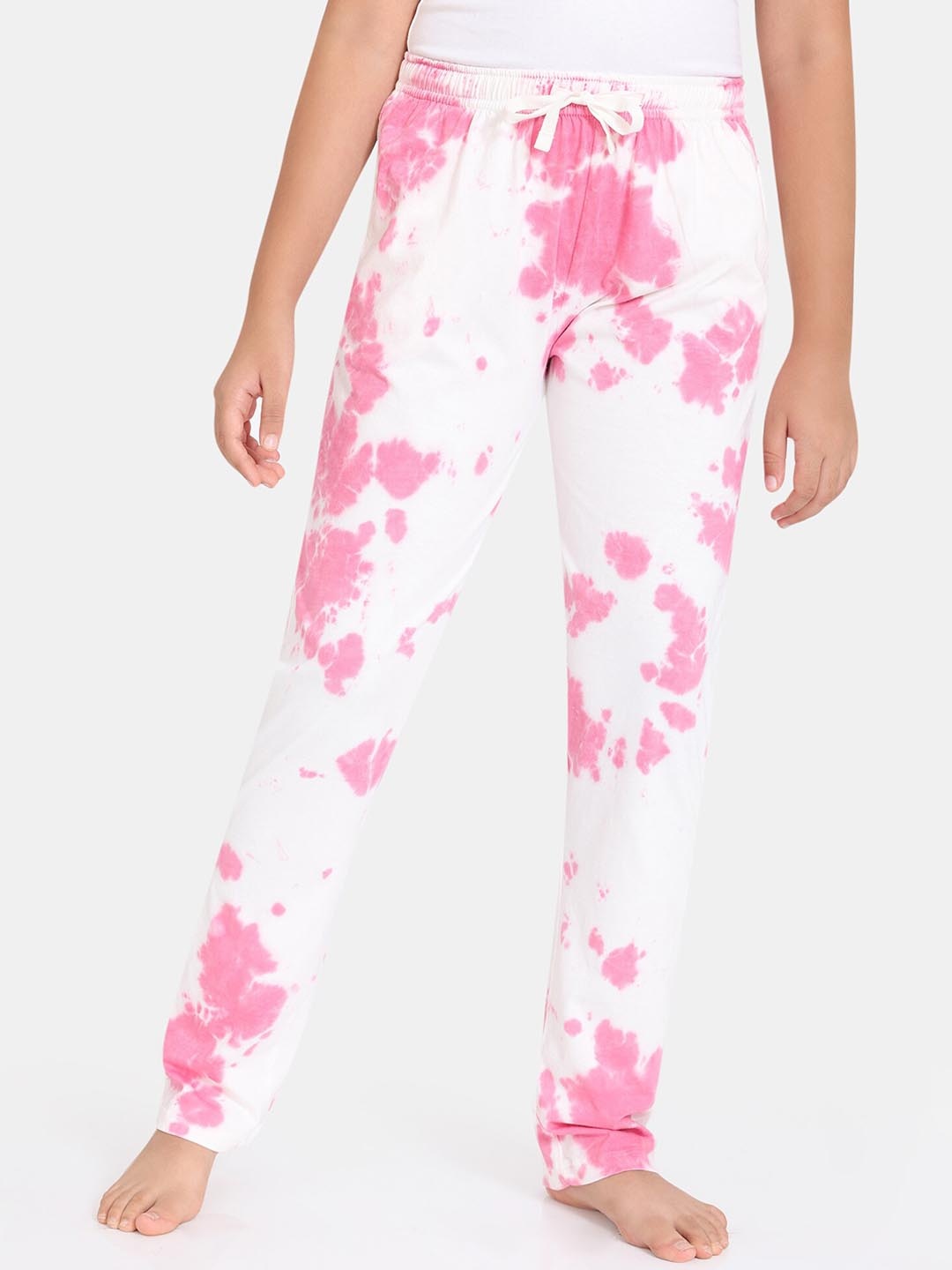 

Zivame Dreamverse Knit Cotton Lounge Pants, Pink