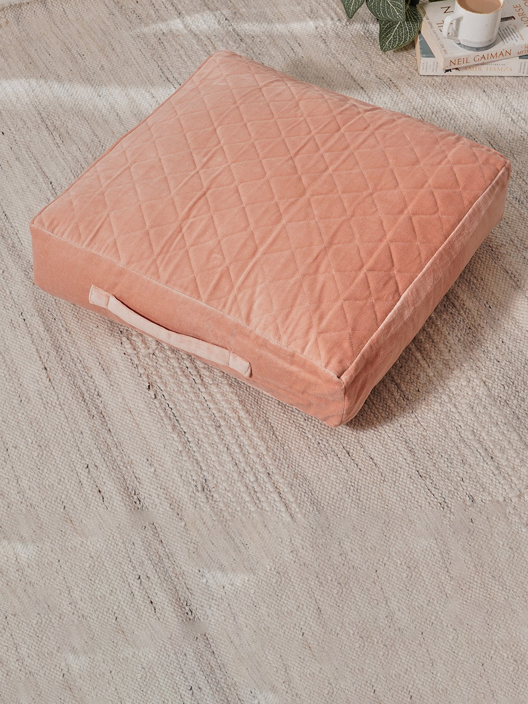 

Home Centre Peach Corsica Kinsley Square Floor Cushions
