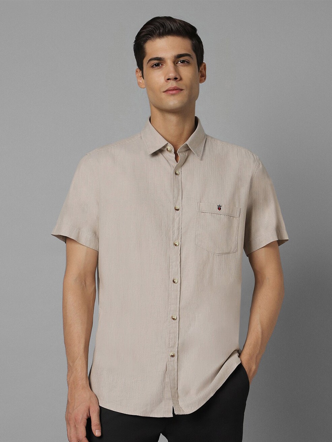 

Louis Philippe Sport Pure Cotton Slim Fit Casual Shirt, Taupe