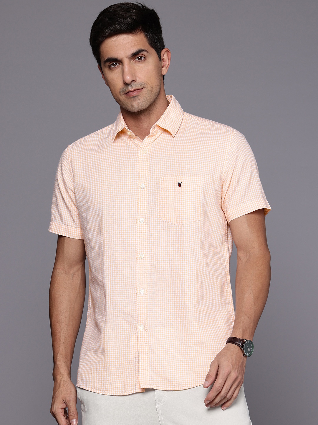 

Louis Philippe Sport Slim Fit Casual Shirt, Orange