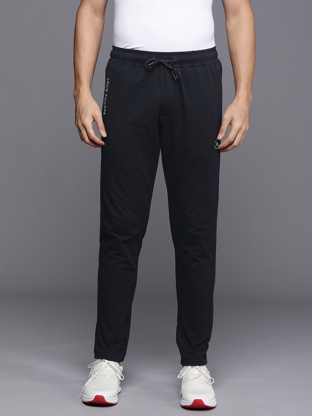 

Louis Philippe ATHPLAY Men Slim Fit Track Pants, Black