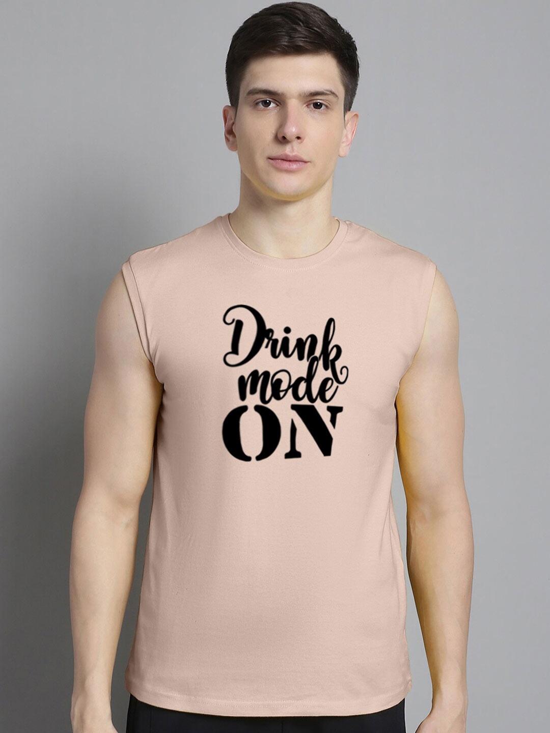 

Friskers Typography Printed Pure Cotton Slim Fit T-shirt, Coral