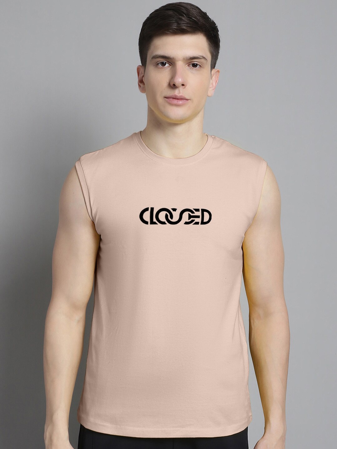 

Friskers Typography Printed Slim Fit Pure Cotton T-Shirt, Pink