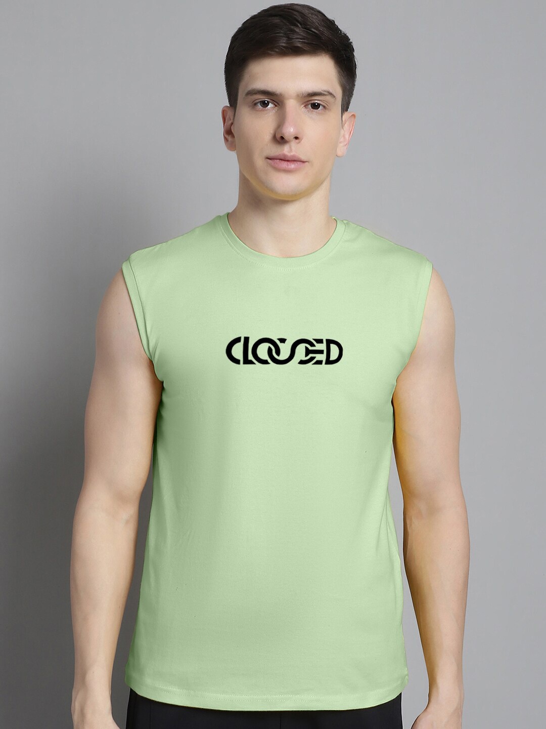 

Friskers Typography Printed Pure Cotton Slim Fit T-shirt, Sea green