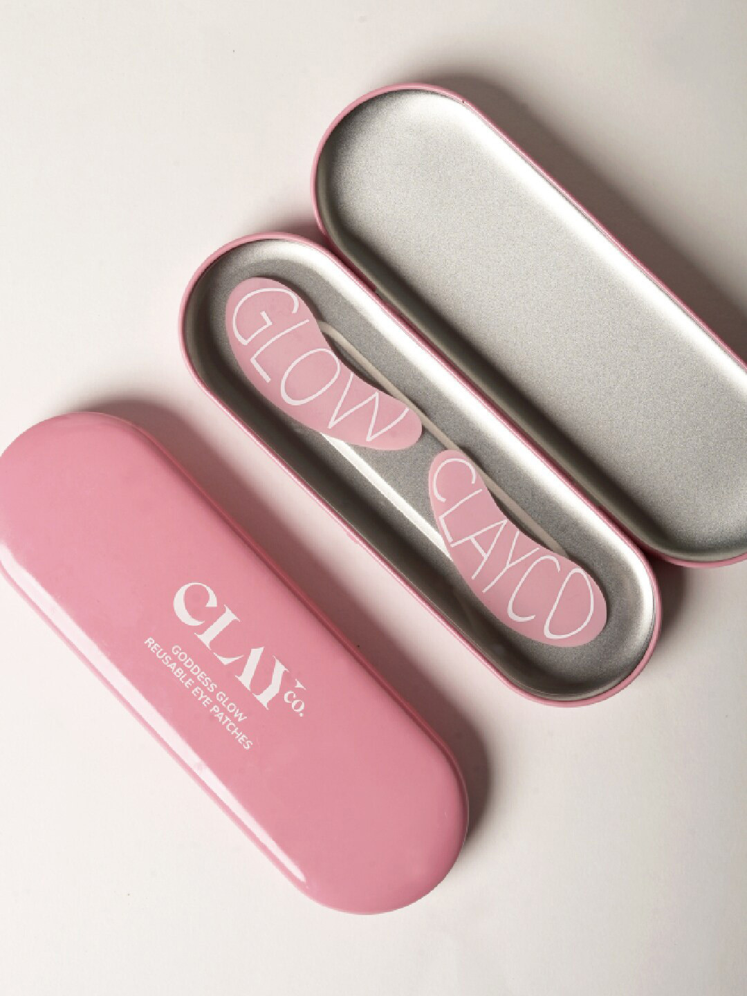 

CLAYco. Goddess Glow Re-useable Under Eye Patches/Mask for Dark Circle & De-Puffing - 20g, Pink