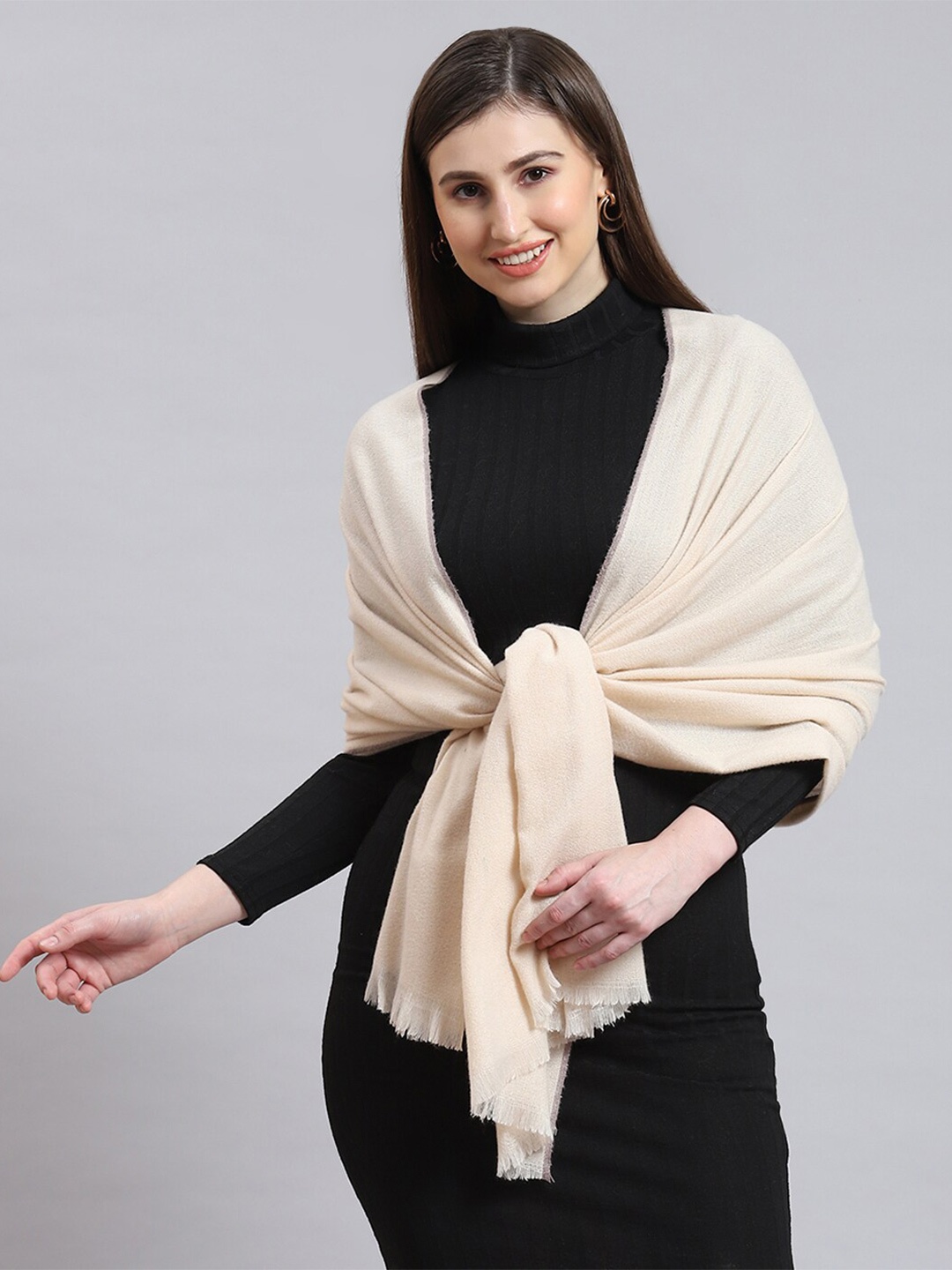 

Monte Carlo Cotton Stole, Beige