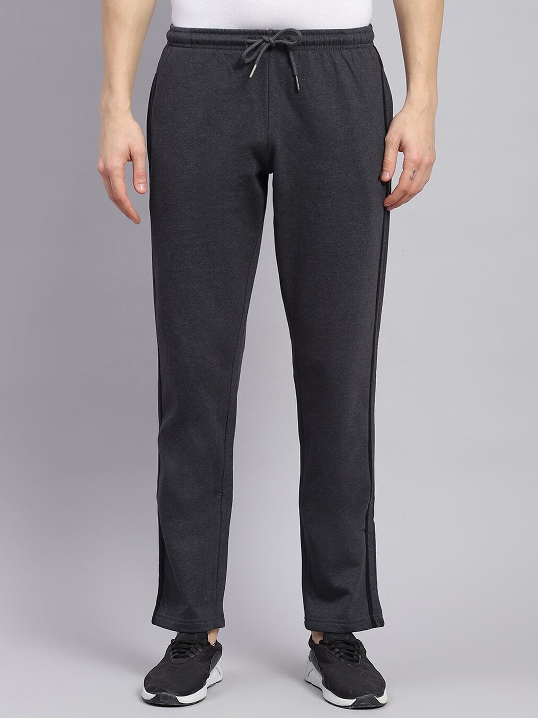 

Monte Carlo Mid Rise Cotton Track Pant, Grey